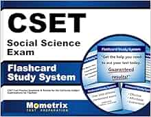 Cset Social Science Exam Flashcard Study System Cset Test