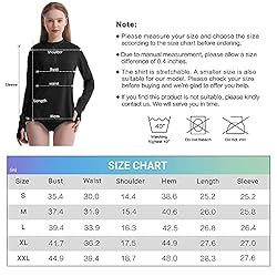 HISKYWIN Women's Long Sleeve UV Sun Protection Rash