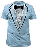 Impact Originals Retro Prom Blue Tux T-shirt (Small)