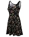 TWINTH Women Floral Spring Garden Party Picnic Dress Party Cocktail Dress