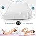 Winjoy Contour Memory Foam Bed Pillow for Sleeping, Orthopedic Pillow for Neck and Shoulder Pain – Neck Pillow for Side Sleepers, Back and Stomach Sleepers, Cervical Pillow for Neck Pain, White
