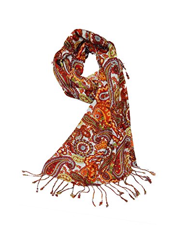 bollywood accessory 40121 viscose paisley printed scarf stole duppata shawl