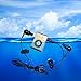 MIUSUK Waterproof MP3 Player Built-in 8GB Swimming Diving Sports with Waterproof Headphones Players Support FM Radio and Shuffle Feature Perfect Swimming Companion (Gold)