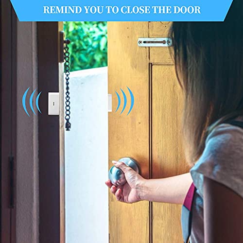 Wireless Door Chime, Security Door Open Sensor, Door Entry Alert for Home & Store (500ft