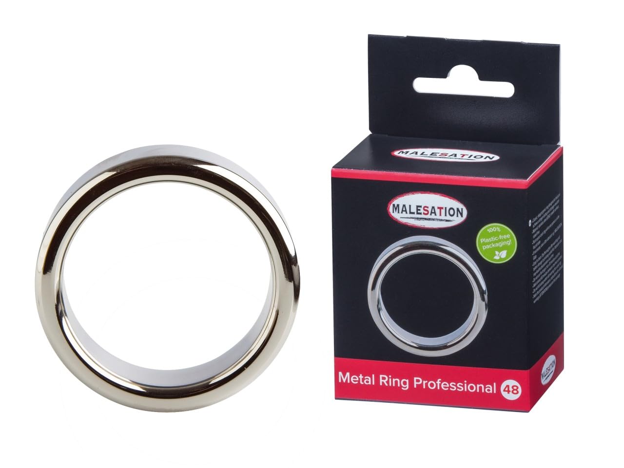 MALESATION Metal-Cock-Ring Professional 48