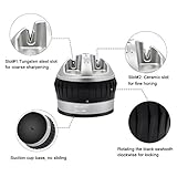 Knife Sharpener, DeroTeno Pocket Knife Sharpener Knife Sharpening System For Dull Knives, Kitchen Knife Sharpener Tool Set, 2 Stage Sharpening System