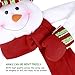Unomor Christmas Tree Topper Snowman Hugger-Non-Woven Fabric Assorted Colors, 33.46 X 37.79 X 3.93 Inches, Perfect for Holiday Home Decor, Family Gatherings, and DIY Outdoor Decorations