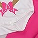 Baby Girls Deer Print White Romper+Long Pants+Headband 3Pcs Outfit Clothes Set (0-6 Months, A)