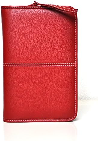 Succes Cadiz Stitch 20 mm Standard Red Zip Organiser A6 Time Planner PT243CH12