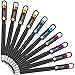 F-color Stylus Pen, 10 Pack Black Ink 2 in 1 Tablet Stylus Pens & Click Ballpoint Pens for Touch Screen, iPad iPhone X 8 7 6s 6s Plus 6 6 Plus 5 5s 5c, iPod, Android, Orange Green Blue Purple Red