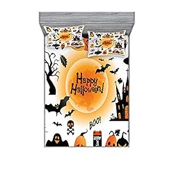 Ambesonne Halloween Fitted Sheet & Pillow Sham