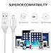 iPhone Charger, Aonlink iPhone Charger Cable Cord Lightning to USB Nylon Braided with Aluminum Connector 3Pack 3FT 6FT 10FT for iPhone 7/7 Plus/6s/6s Plus/6/6Plus/5s/5c/5, iPad/iPod Models-Silver