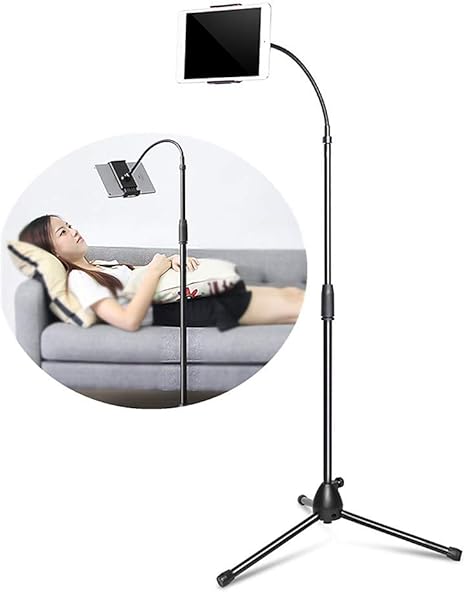 Amazon Co Jp タブレット スタンド 三脚 タブレット アーム スタンド 寝ながら 90 170cm 360回転 横 縱き スマホスタンド ホルダー 3 5 10 5インチ 多機種対応 テレワーク ホーム キッチン