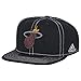 NBA Miami Heat Men's Lights out Flat Brim Snapback Cap, One Size, Fashion