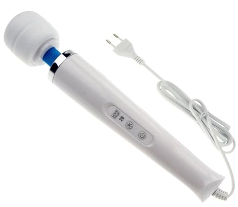 Magic Wand 2.0 Massagegerät Massagestab - 8500 1/min. 20 Rythmen + 10 Intensitäten (Weiss)