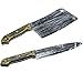 Tigerdoe Fake Knife Props - 2 Pack - Cleaver & Butcher Knife Set - Halloween Costume Props - Fake Knives Set