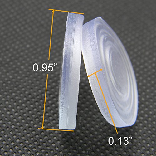 QY 20PCS Round Shape Nonslip Soft Grip Pads Glass Table Rubber Feet Buffer Buy Online in UAE