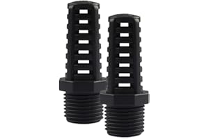 INANNING 1/2 Inch Threaded Suction/Overflow Strainer, Screen Strainer 1/2 Inch (2 Pieces)