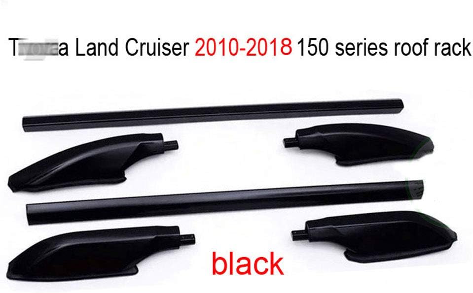 Hot Roof Rack Roof Rail Bar FIT for Land Cruiser Prado 120 150 Series FJ120 FJ150 KDJ120 KDJ150 LC KZJ GRJ RZJ UZJ TRJ LJ Etc,150seriesblack