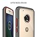 Ringke Fusion Compatible with Motorola Moto G5 Plus Case Crystal Clear PC Back TPU Bumper Case Drop Protection, Shock Absorption Technology - Smoke Black
