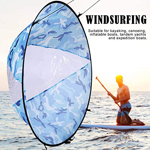 cobud Sail - Kayak Special Sail - Foldable Style - Super Light Portable Folding Durable Downwind Wind Instant Popup Safety