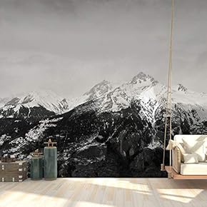Wall Mural Magnificent Mountain View Removable Wallpaper Wall Sticker for Bedroom Living Room - 66x96 inches
