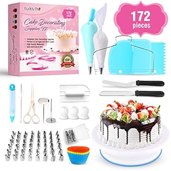 Amazon Com Cake Decorating Supplies 293 Pcs Cake Decorating Kit