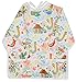 Pikababy Long Sleeved Bib | Easy-Wear & Take-off Bibs with Pocket | Washable Easy-Clean Bibs | Waterproof Baby Bibs | Stain & Odor Resistant Smock | Baby Boy Girl | 6-24 Months (Farm)