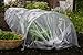 Tierra Garden 50-5060 Haxnicks Easy Polyethylene Tunnel Garden Cloche, Cover and Protect Plants from Harsh Weather, Animals, and Insects, Standard Protective Dome for Your Garden