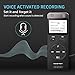 Digital Voice Activated Recorder, Yemenren 8GB Sound Audio Recorder Dictaphone for Lectures Meetings, USB, Rechargeable (Black)