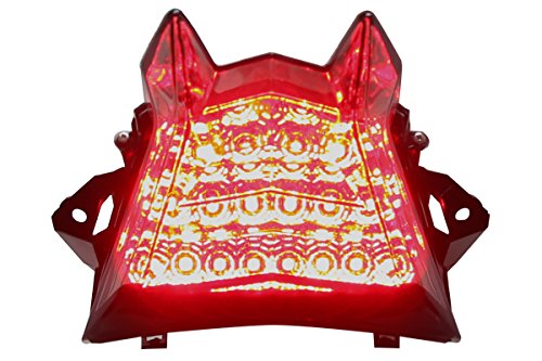 Motodynamic Integrated Sequential LED Tail Lights Smoke Lens compatible with 2009-2014 BMW S1000RR HP4