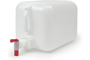 ePackageSupply Premium 5-Gallon Hedpak With Spigot: Durable HDPE, BPA-Free Plastic, Reusable Liquid Storage Solution for water, juices, beverages, chemicals, essential oils, and liquid foods.