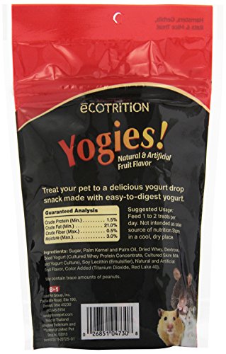 1 eCOTRITION+Yogies+Hamster+Gerbil+3+5+Ounce