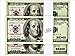 WLIFE Movie Prop Money $10000, Copy Money Full Print 2 Sided $100 Dollar Bills Stack,Play Money Fake Money That Looks Real,New Published Thickening for Movies,TV,Videos,Advertising,Training