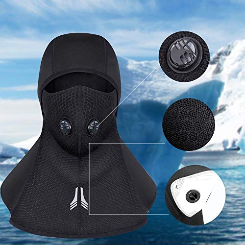 Balaclavas Full Face Mask Cap Men Women, Wind-Resistant Hat Warm,Windproof Ski Mask Cold Weather Face Mask Winter Snow Mask for Skiing Snowboarding Motorcycling Running Fishing Mask