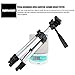 iPhone Camera Tripod,NUTK Portable Adjustable Aluminum Lightweight Camera Stand with Smartphone Holder Mount for iPhone X/ 8/7/7 Plus 6s Plus 6 SE 5 5C Samsung Galaxy S6 S7, Camera and Gopro.