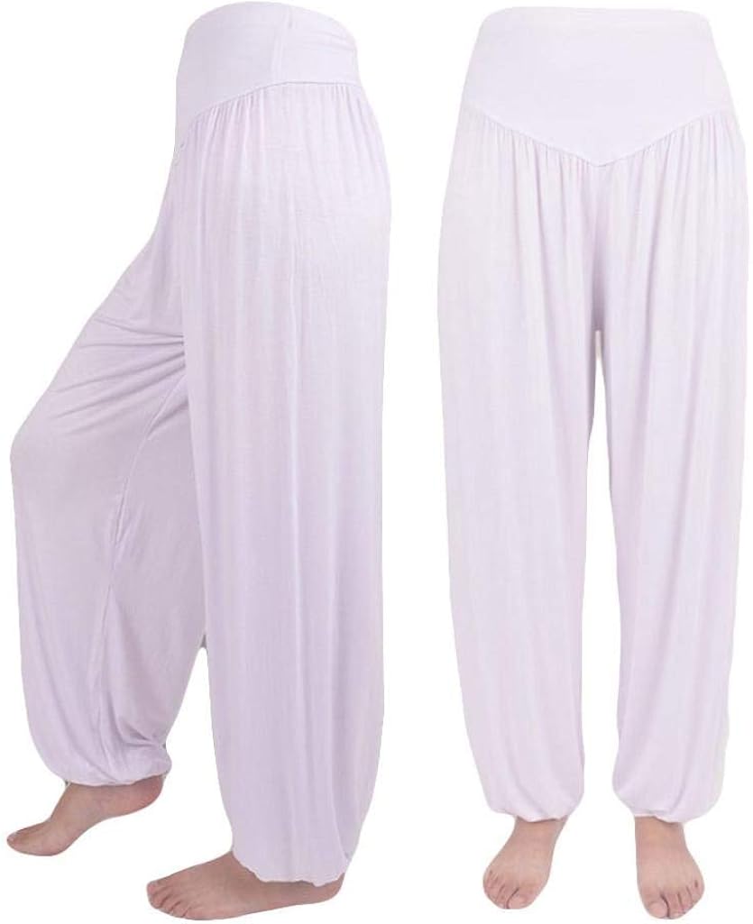 Damen Haremshose Sommer 2024 - Boho Strandhose Mit Taschen