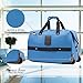 Travelpro Maxlite 5 Carry-On Rolling Duffel Bag, Azure Blue, Carry-on 20-Inch