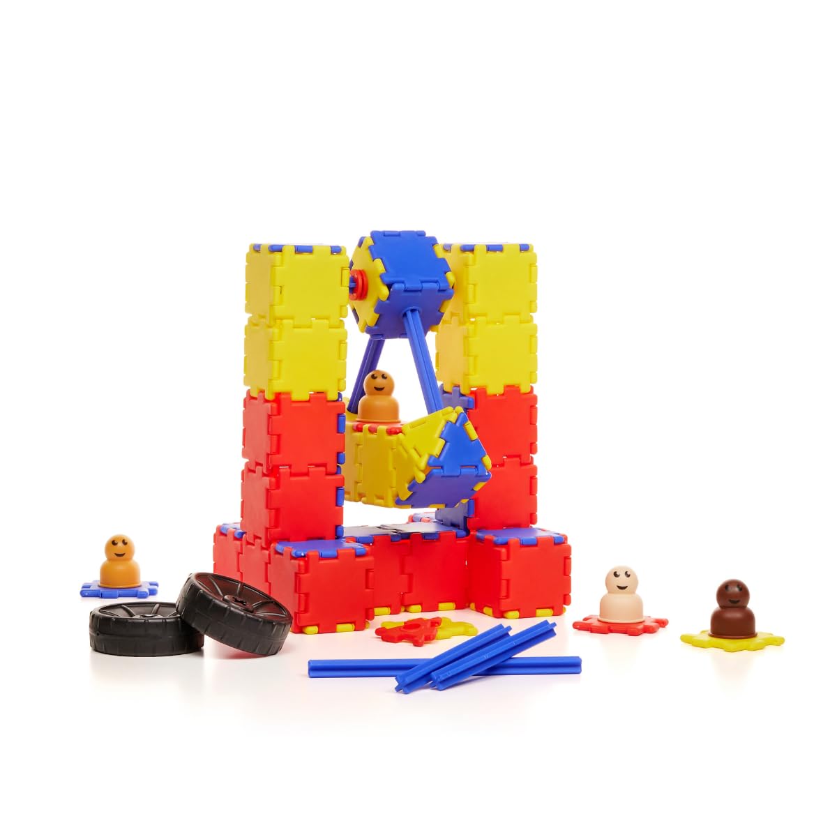 Polydron Junior Set Educational Construction Toy Suitable for Children 3+ Years Old