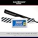 Barber Razors - Barber Straight Razor Kit - Durable Barber Straight Edge Razor Kit with 10 Double-Edge Straight Razor, Straight Razor Shaving Kit (Black and White)