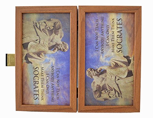 Socrates Traveler Backgammon Mini Set - Handmade in Greece