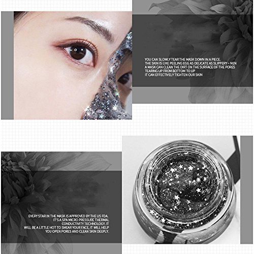 Pawaca 2018 Star Face Mask Deep Cleaning Pore Moisturizing Hydrating Skin Firming Gel Clay Face Masks Skin Care - Thumbnail 3