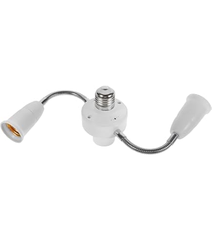CAUNLA LED Bulb Holder 4 In 1/5 In 1/6 In 1 E27 Base Socket - View #13
