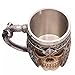 EightHD Stainless Steel Skull Mug 3D Design Cup