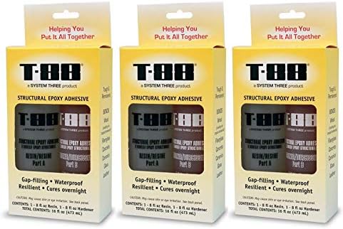 System Three 1100K14 T-88 Kit, 1 pint Bottle, Amber (Тhree Pаck)