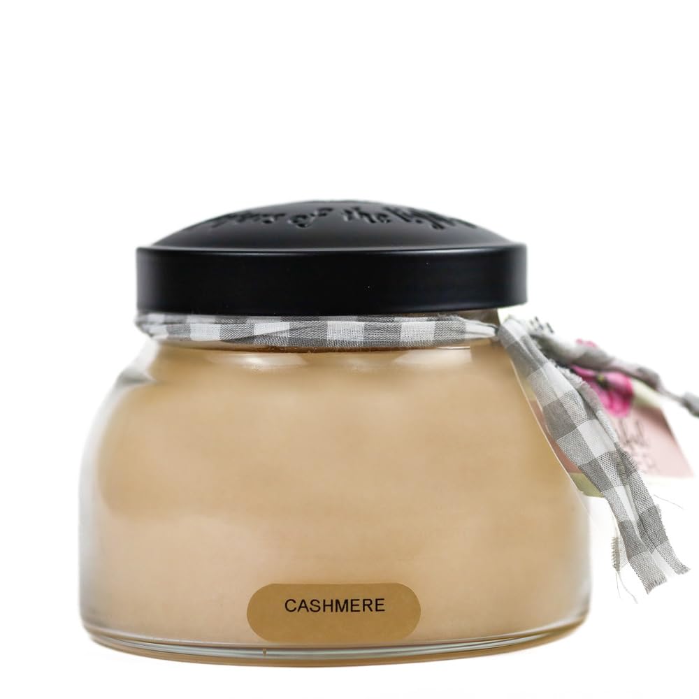 A Cheerful Giver - Cashmere - 22oz Mama Scented Candle Jar - Keepers of the Light - 125 Hours Hours of Burn Time, Candles Gifts for Women