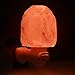 Wuudi Natural Himalayan Salt Lamp, Mini Hand Carved Crystal Salt Light (Natural-Shaped)