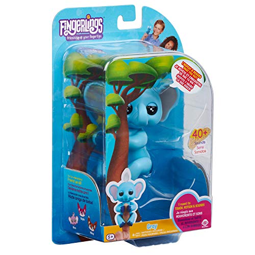 WowWee Fingerlings Baby Elephant Gray Interactive Toy Pricepulse