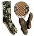 No-Slip Cool Camo Athletic Treaded Gripper Boot Socks for Hunting/Outdoors