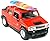 Set of 4: 5" 2005 Hummer H2 SUT with Surf Board 1:40 Scale (Black/Blue/Red/Yellow)